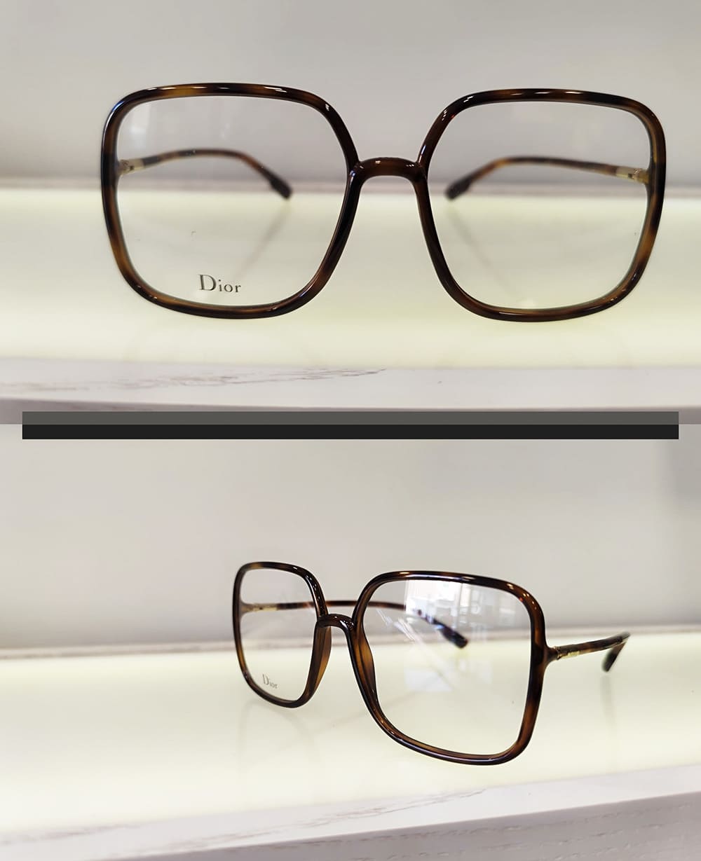 Occhiali da vista Dior Dark Havana in sconto